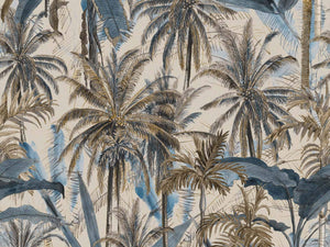 Mind The Gap Tropical Wanderlust The Jungle Smoke Blue - WP20524