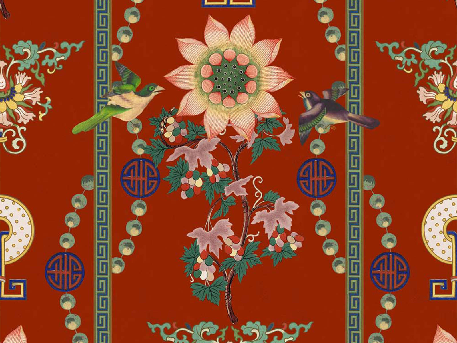 Mind The Gap The Chinese Garden Lin Yuan Chinese Red - WP20587