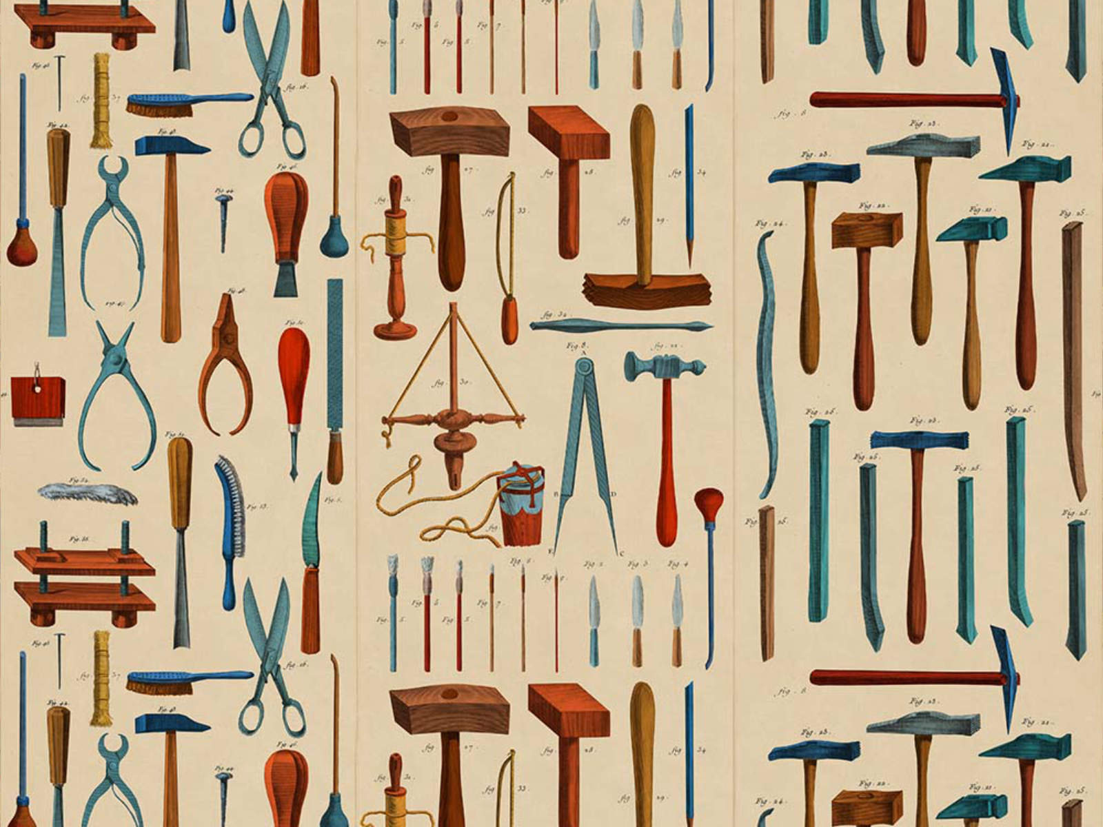 Mind The Gap The Artist's House Old Tools - WP20599
