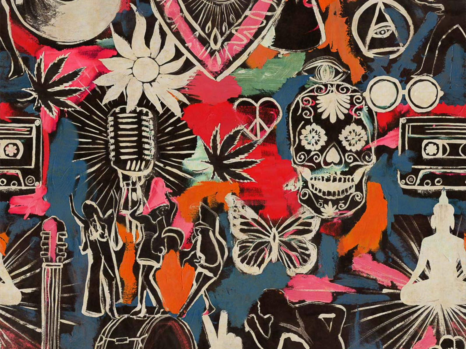 Mind The Gap Woodstock Festival Memories Dark - WP20612