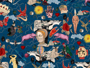 Mind The Gap Woodstock Illusionary Daytime Blue - WP20617