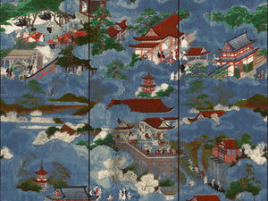 Mind The Gap The Curator's Cabinet Floating World Blue - WP20646