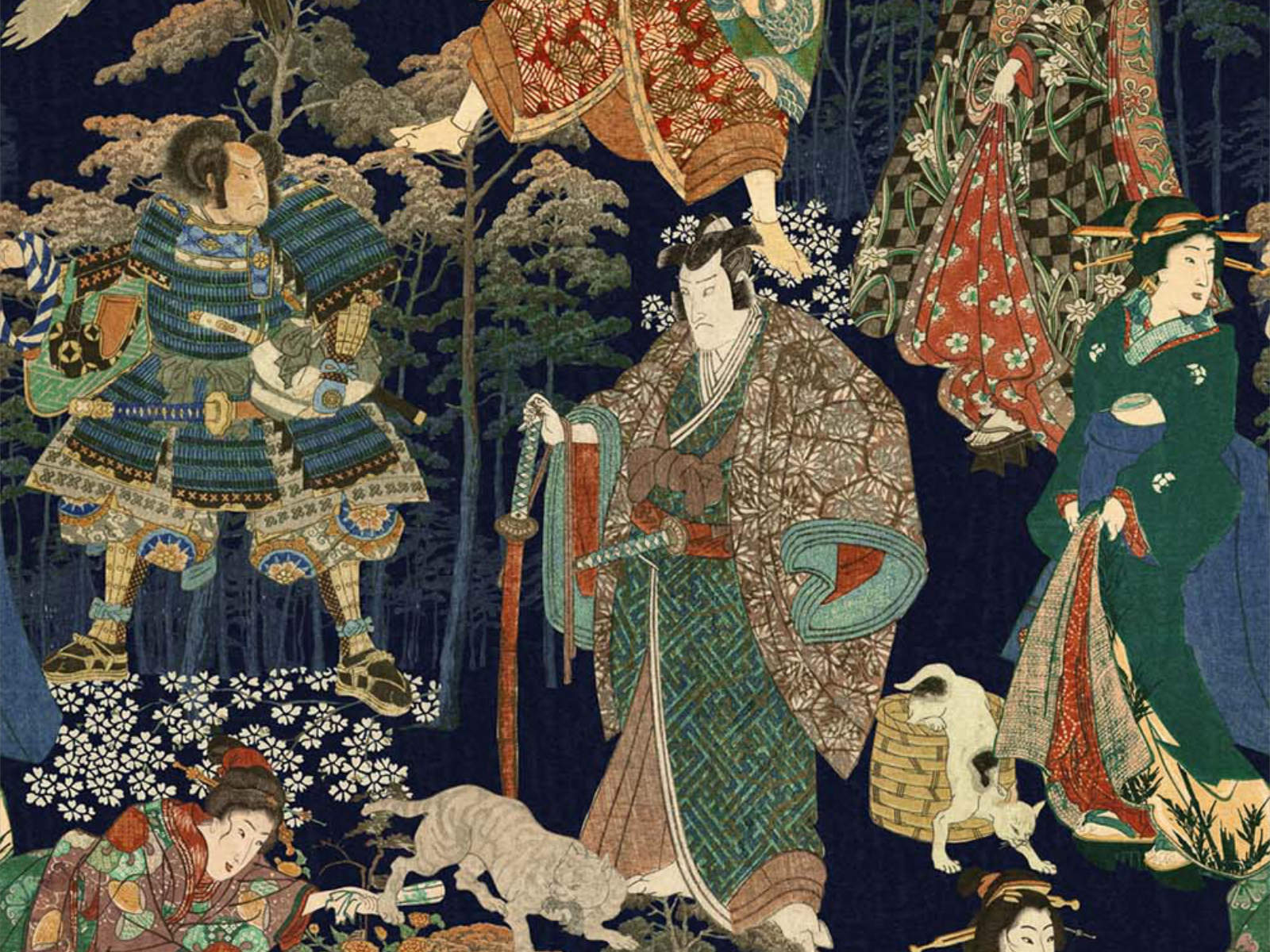 Mind The Gap The Curator's Cabinet Samurai And Geisha - WP20653