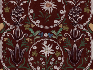 Mind The Gap Tyrol Aprés-Ski Edelweiss Burgundy - WP20694