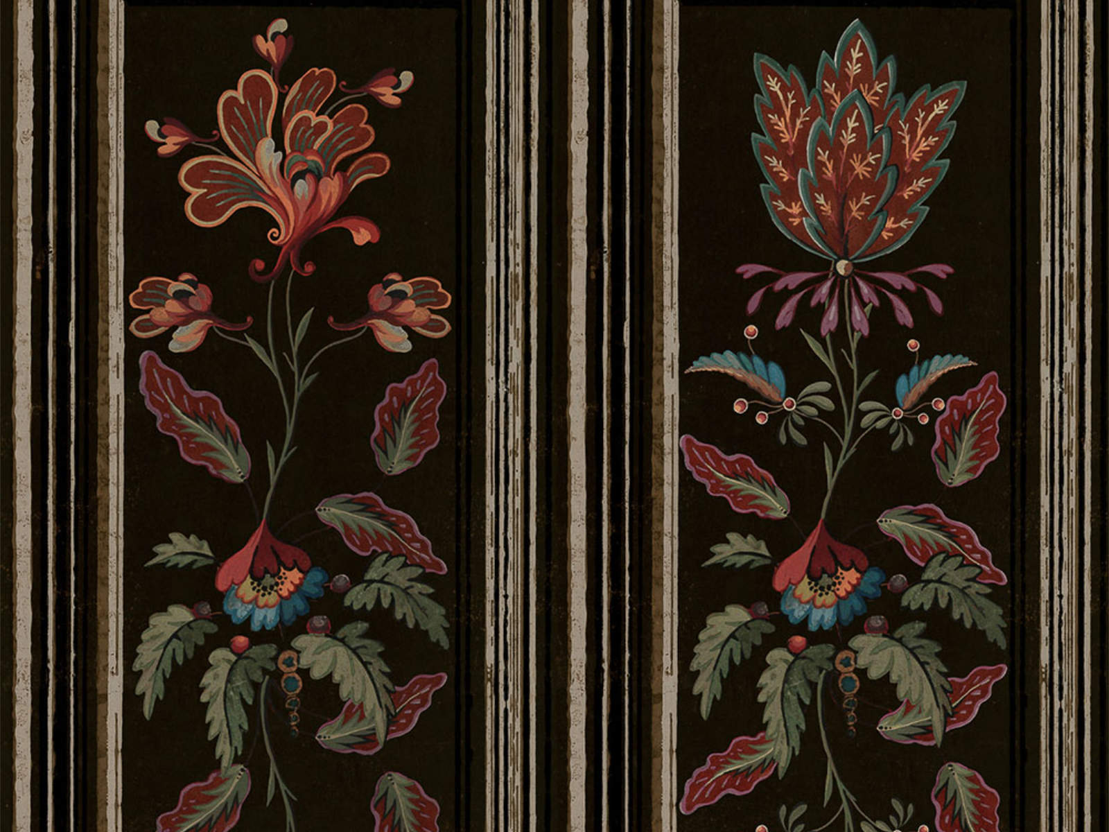 Mind The Gap Tyrol Aprés-Ski Tyrolean Panel Black - WP20700