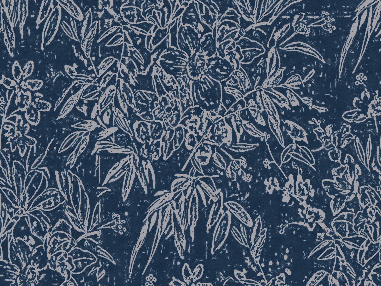 Mind The Gap Transylvanian Roots Cherry Orchard Indigo - WP30008