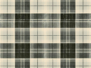 Mind The Gap Transylvanian Roots Countryside Plaid Charcoal - WP30011