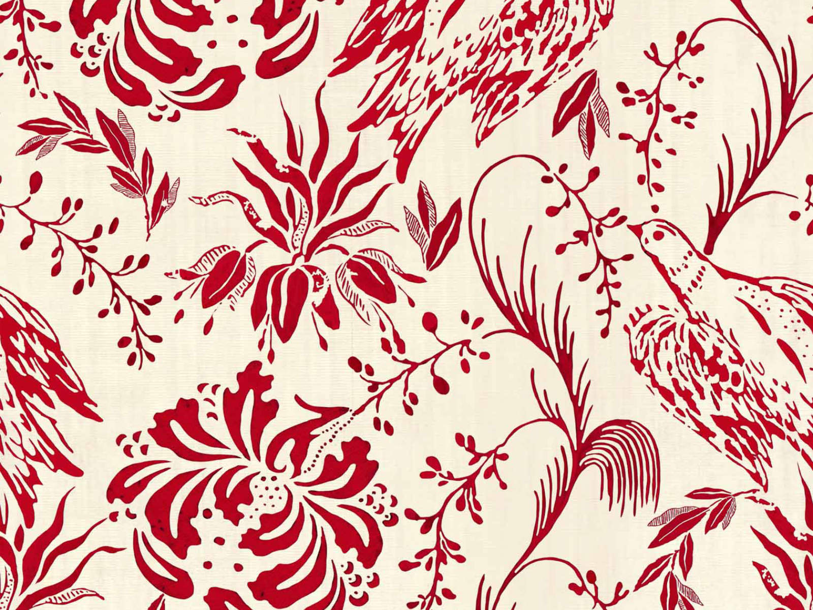 Mind The Gap Transylvanian Roots Folk Embroidery Crimson - WP30014