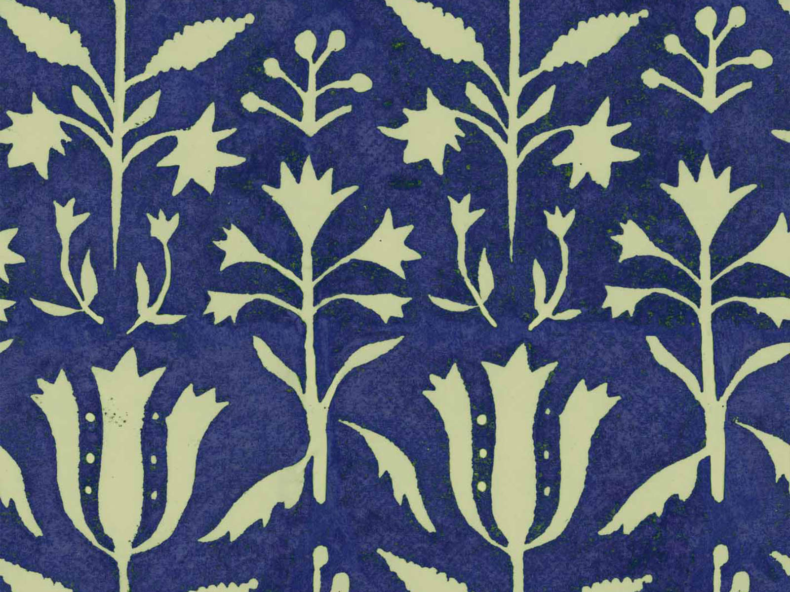 Mind The Gap Transylvanian Roots Tulipan Indigo - WP30034