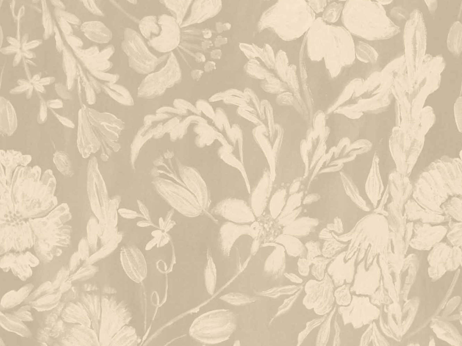 Mind The Gap Transylvanian Roots Flowery Ornament Taupe - WP30036