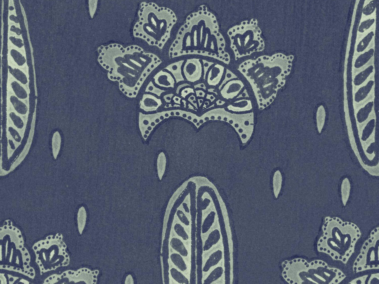 Mind The Gap Woodstock Bethel Batik Cobalt - WP30076