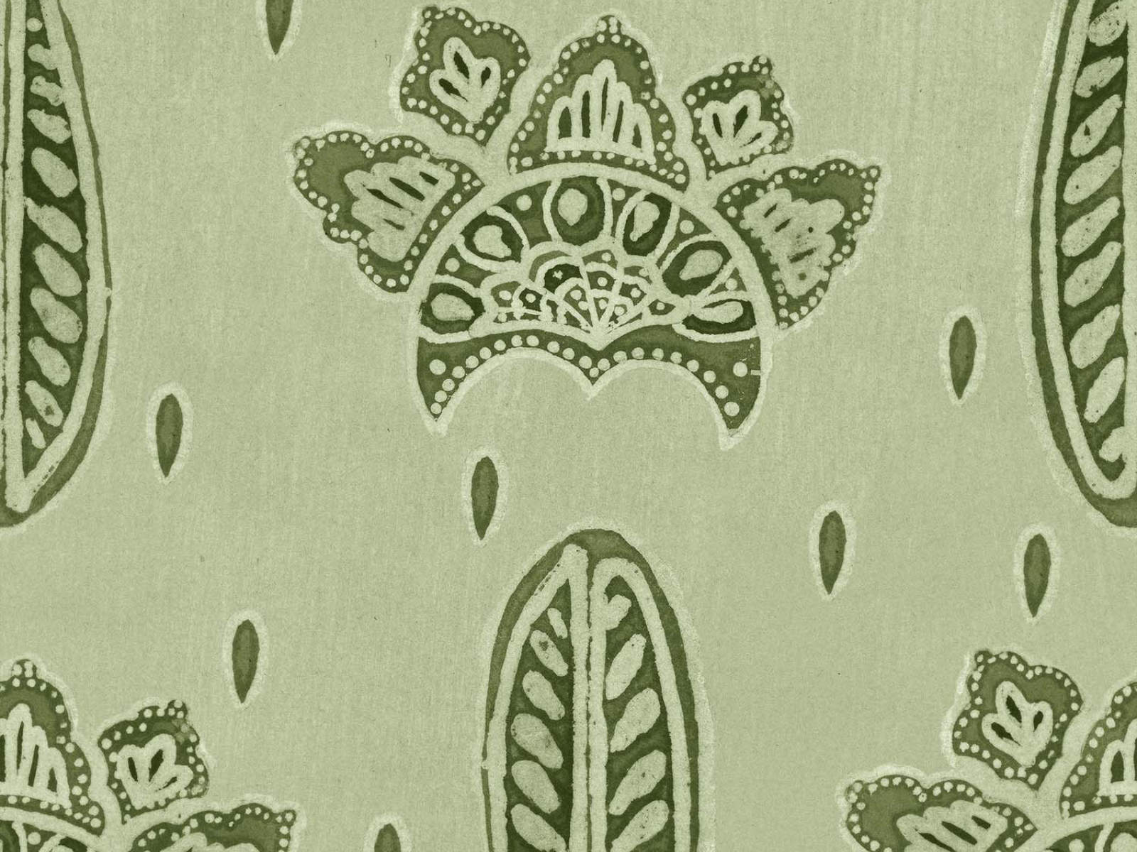 Mind The Gap Woodstock Bethel Batik Smoke Green - WP30077