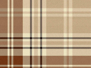 Mind The Gap Woodstock Chesterfield Plaid Cappuccino - WP30080
