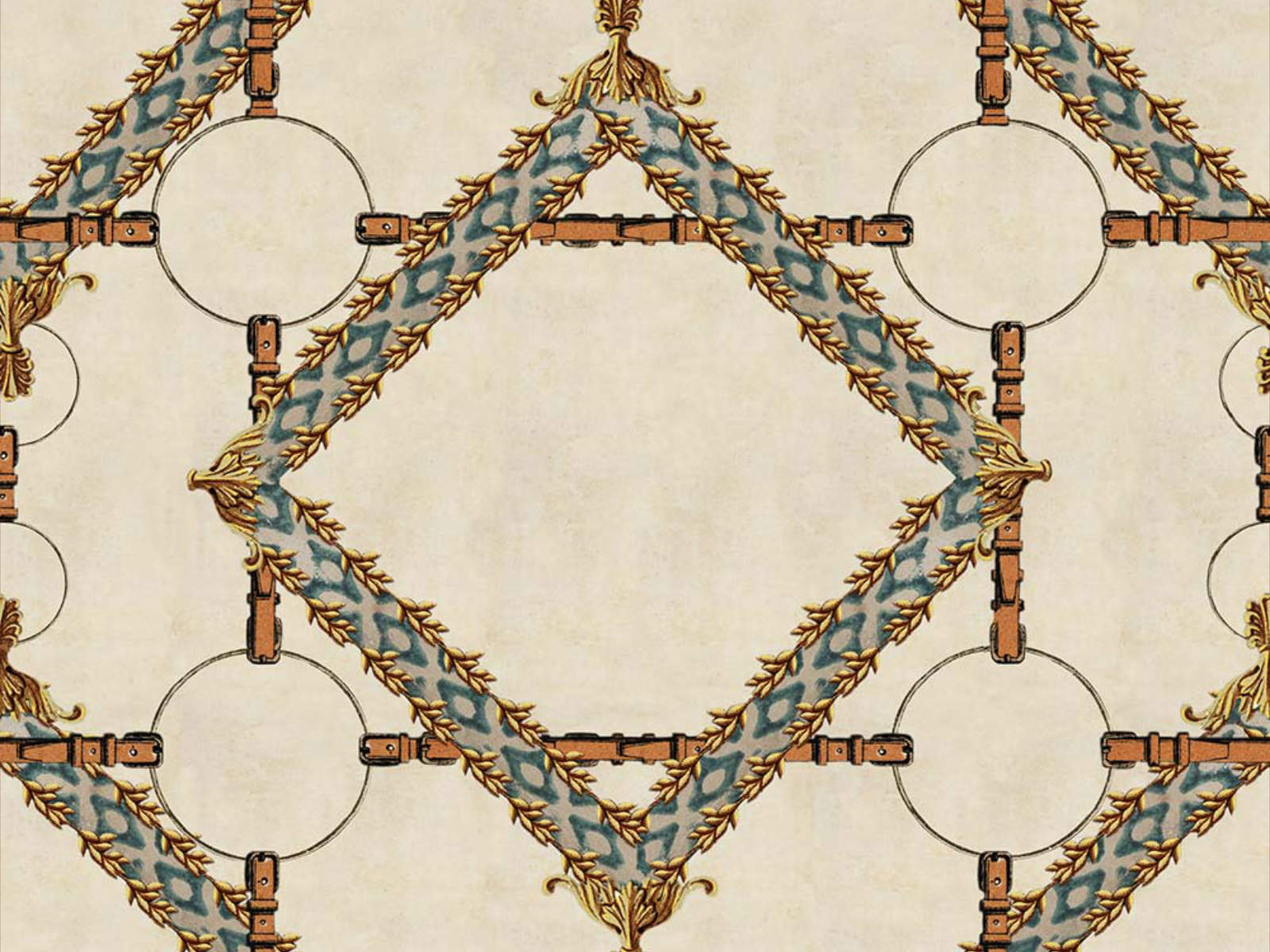 Mind The Gap The Derby Decorative Harness Taupe - WP30105