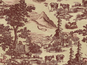 Mind The Gap Tyrol Aprés-Ski Toile Du Tyrol Burgundy - WP30147