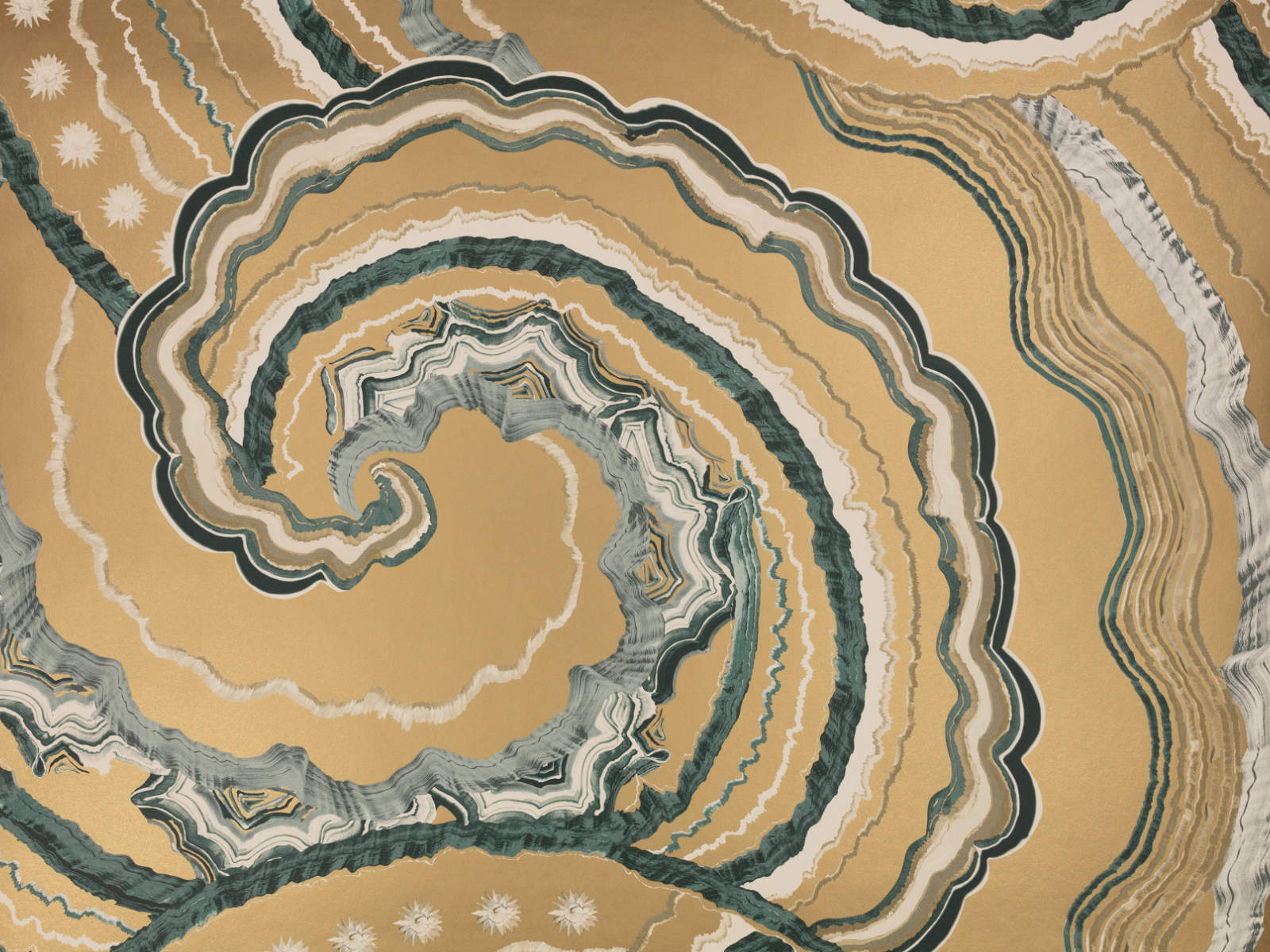 Romo x Temperley London Fantasia - Vintage Gold - W449/04