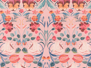 Romo x Temperley London Bonita Matte - Chateau Rose - W456/01