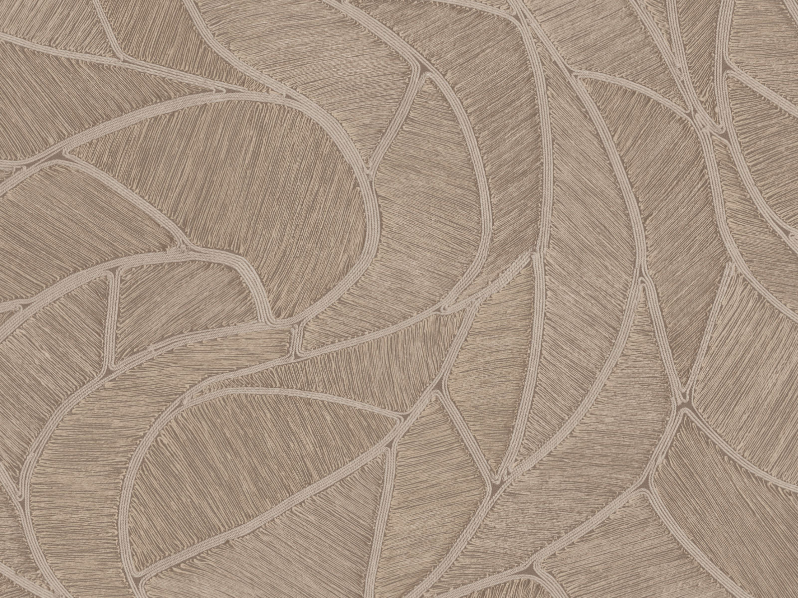 Taupe vinylbehang