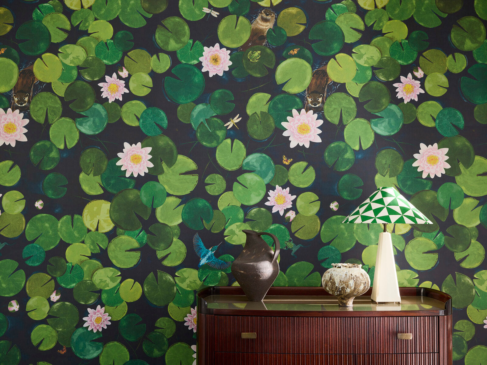 Little Greene In The Garden Lily Pads - Hopper