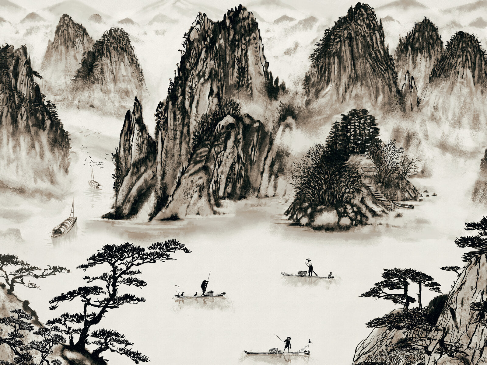 Coordonné Random Chinoiseries II Sumi - 6300084