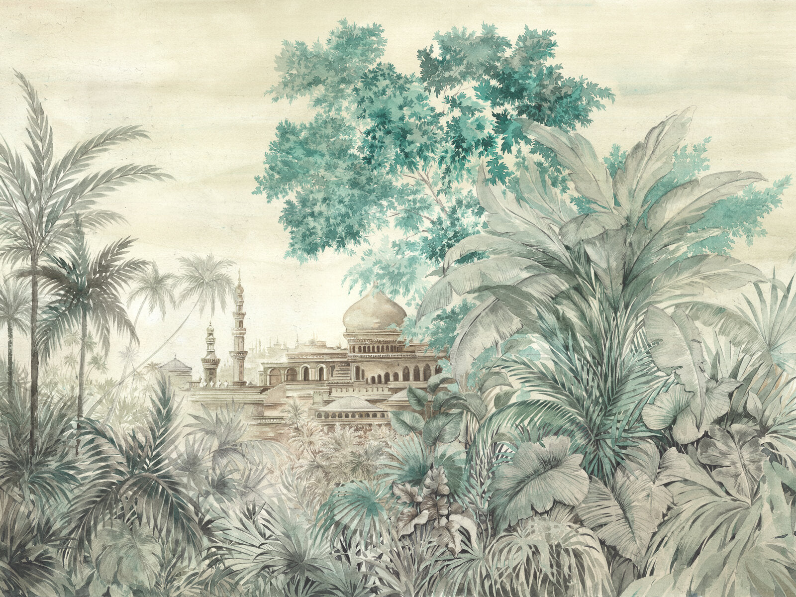 Coordonné Random Chinoiseries II Taj Mahal - 7900120
