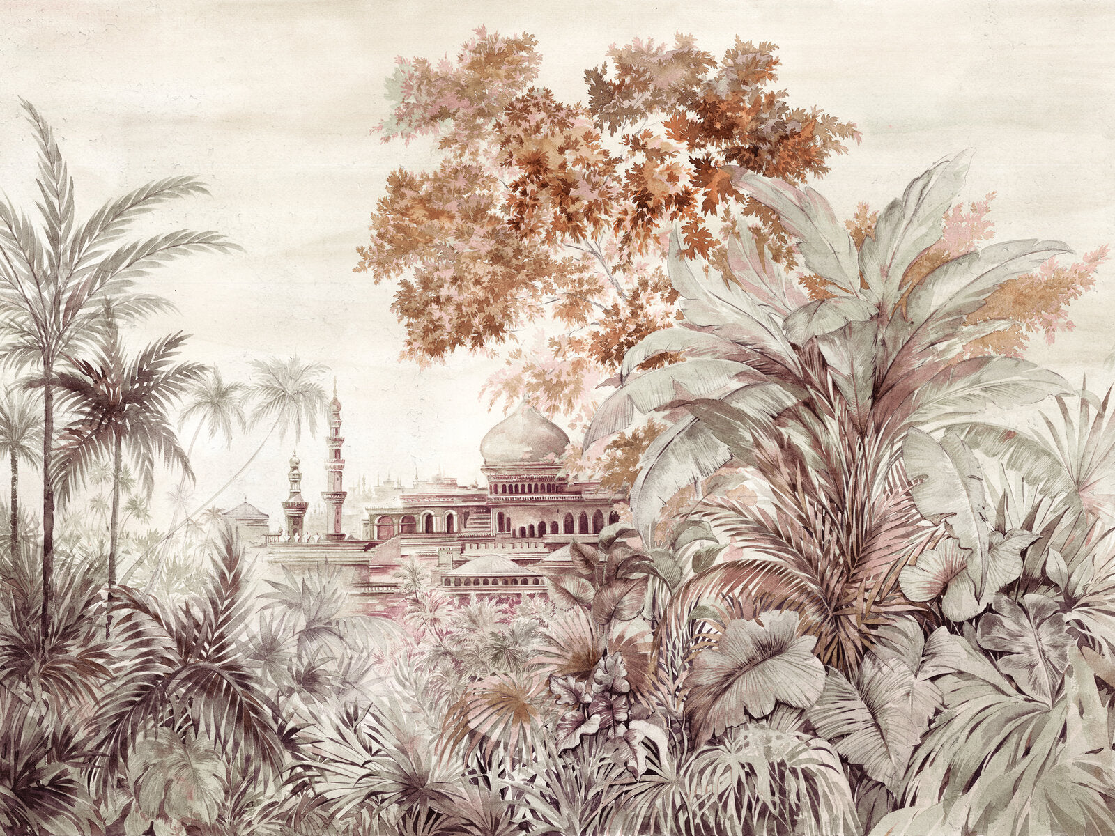 Coordonné Random Chinoiseries II Taj Mahal - 7900122