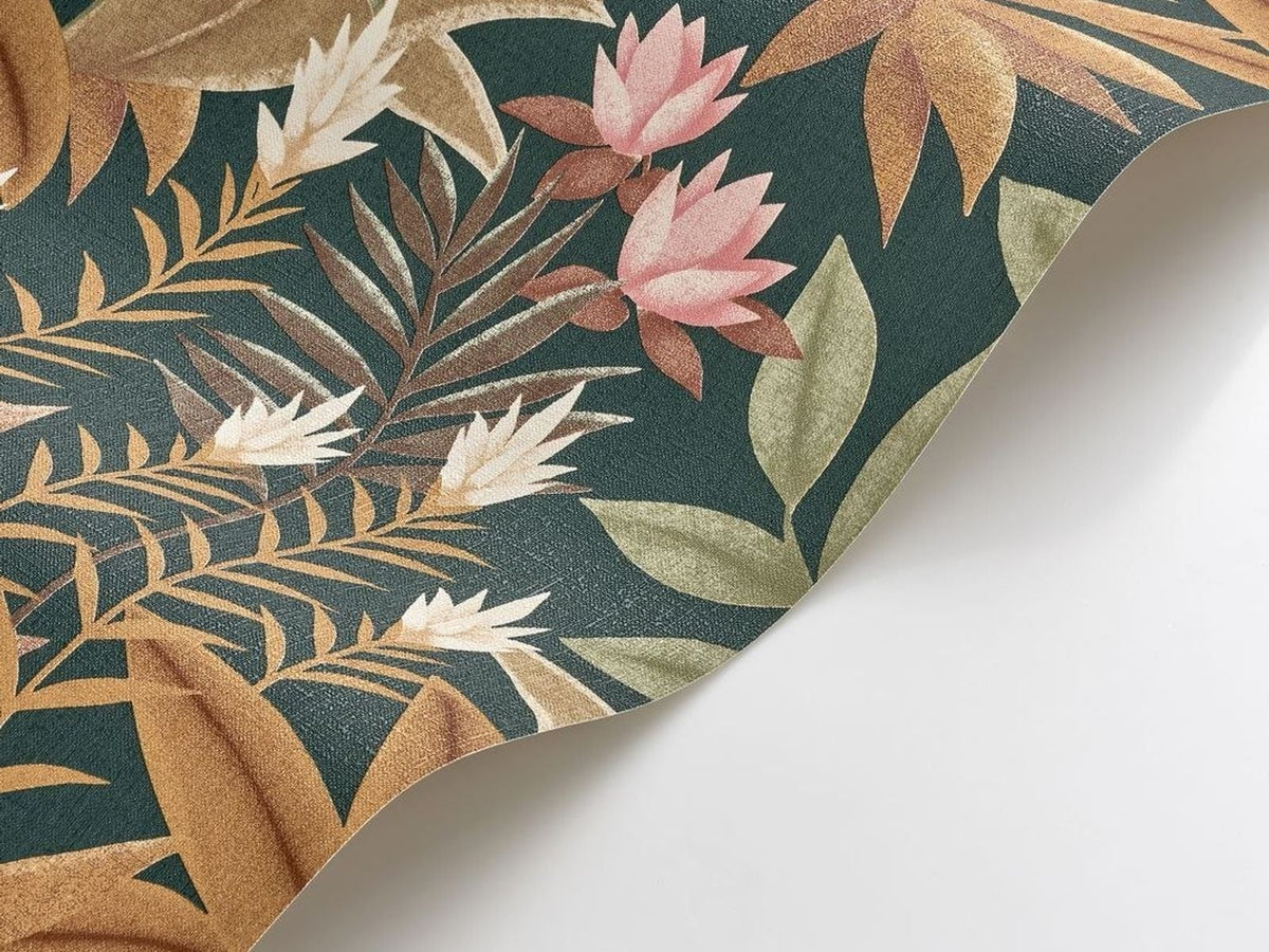 Casadeco Canopée Antipode CANP202637606 Terracotta behang