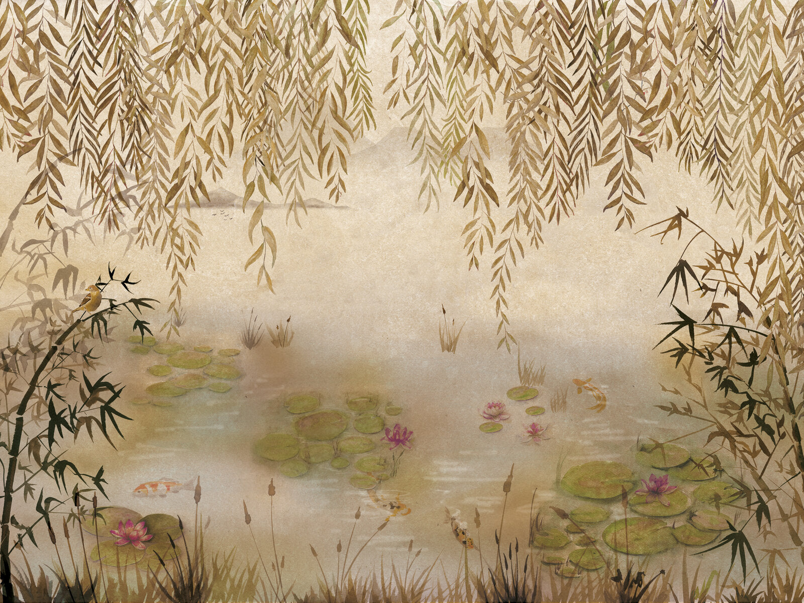 Coordonné Random Chinoiseries II Lotus - A00314