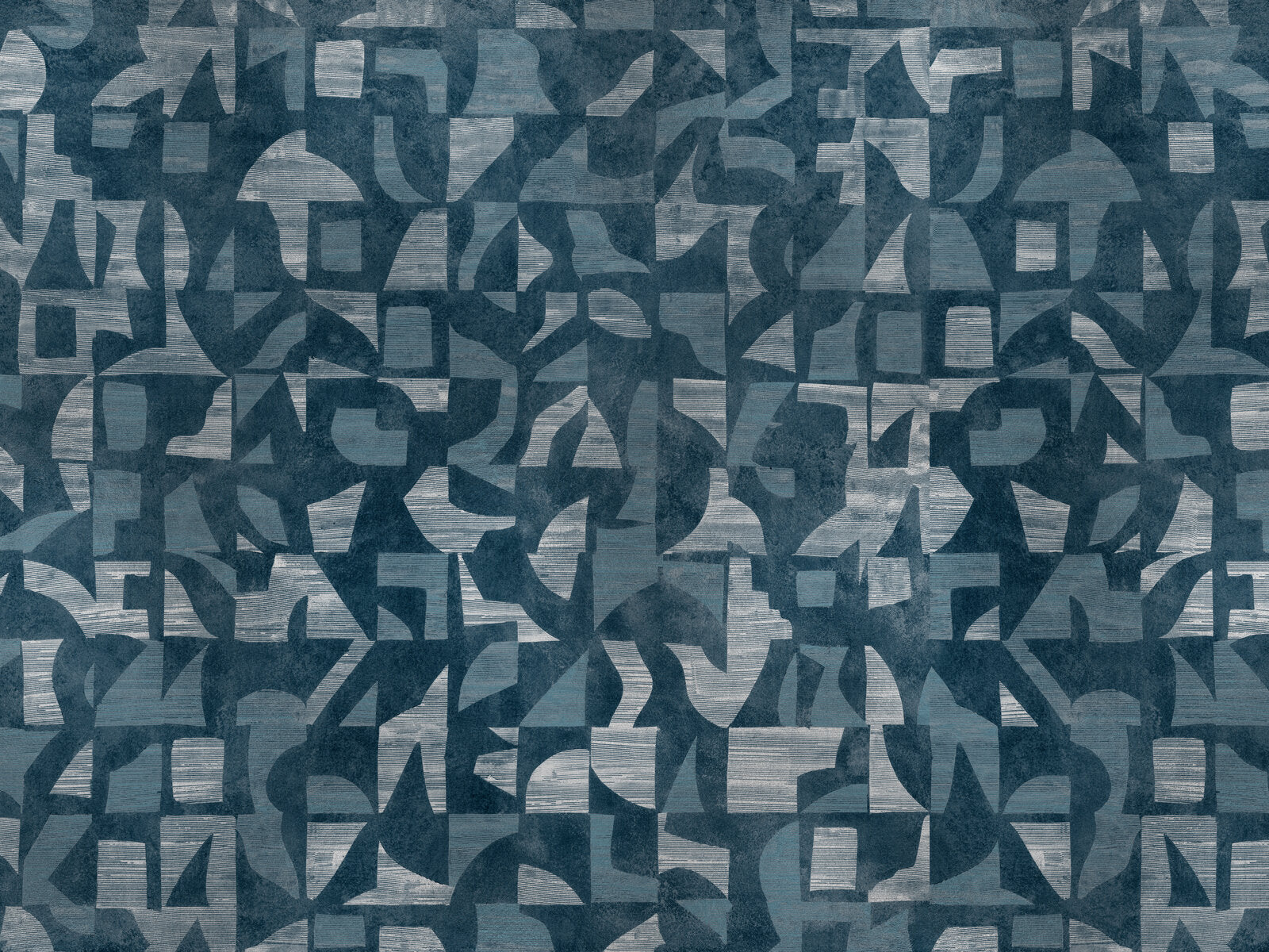 Coordonné Random Metallics II Woodblock - B00806