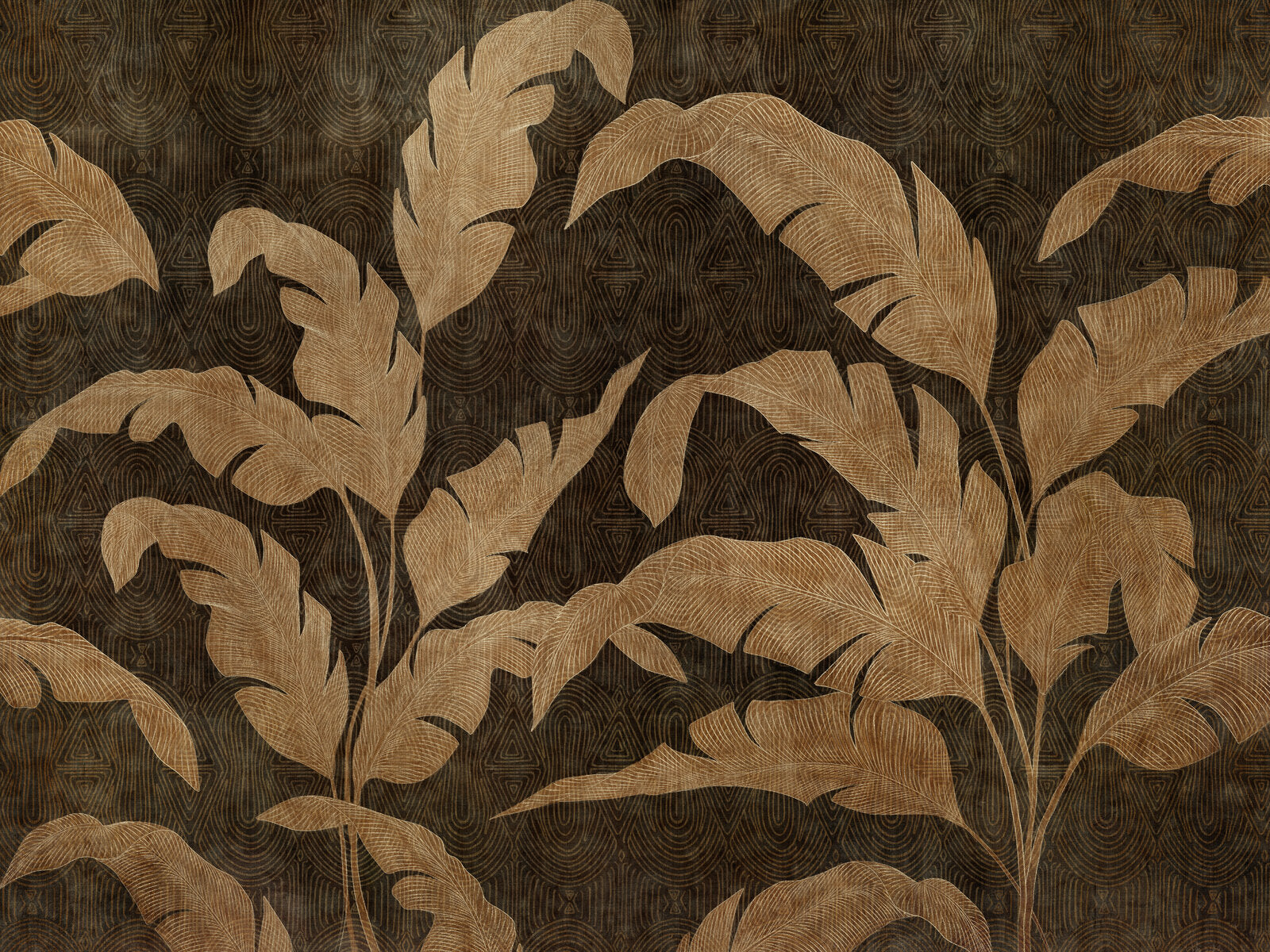 Coordonné Random Metallics II Leaves Shadow - B00830