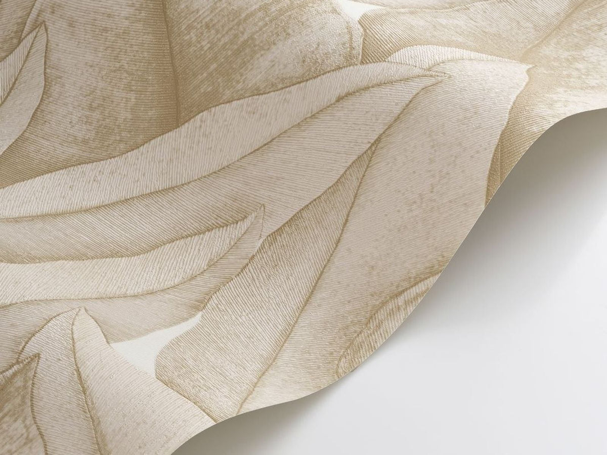 Casadeco Canopée Escale CANP202641313 Beige paille behang