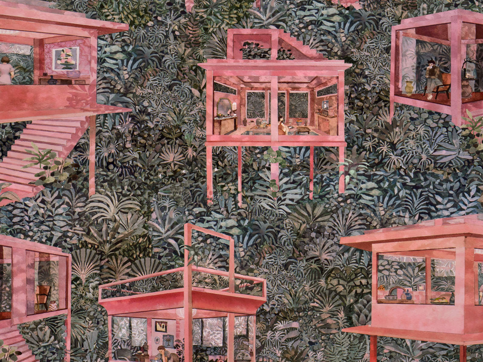 Arte Décors & Panoramiques Palafitas Amazonia - 97580