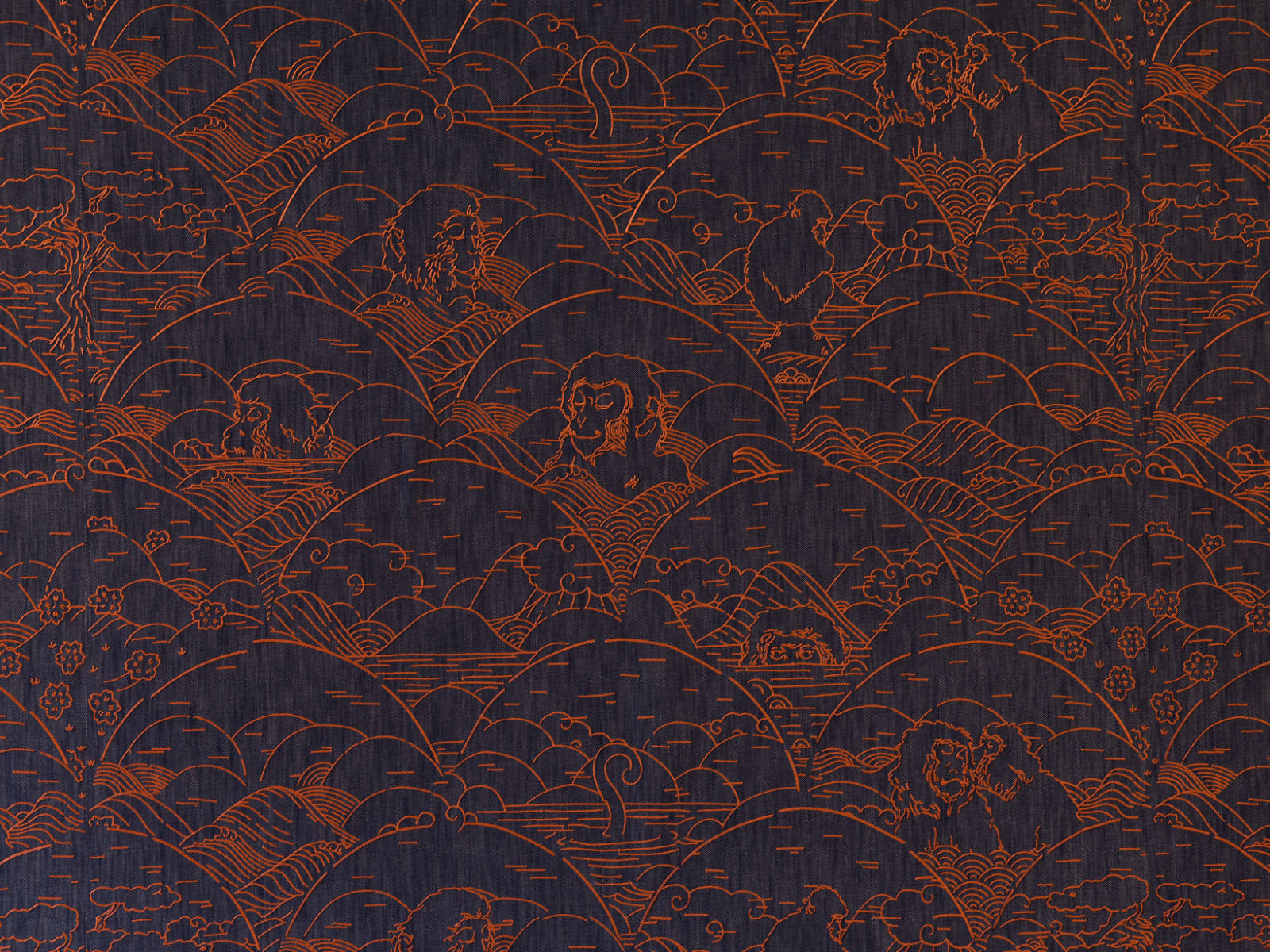 Arte Moooi Tokyo Blue Indigo Macaque - MO3000