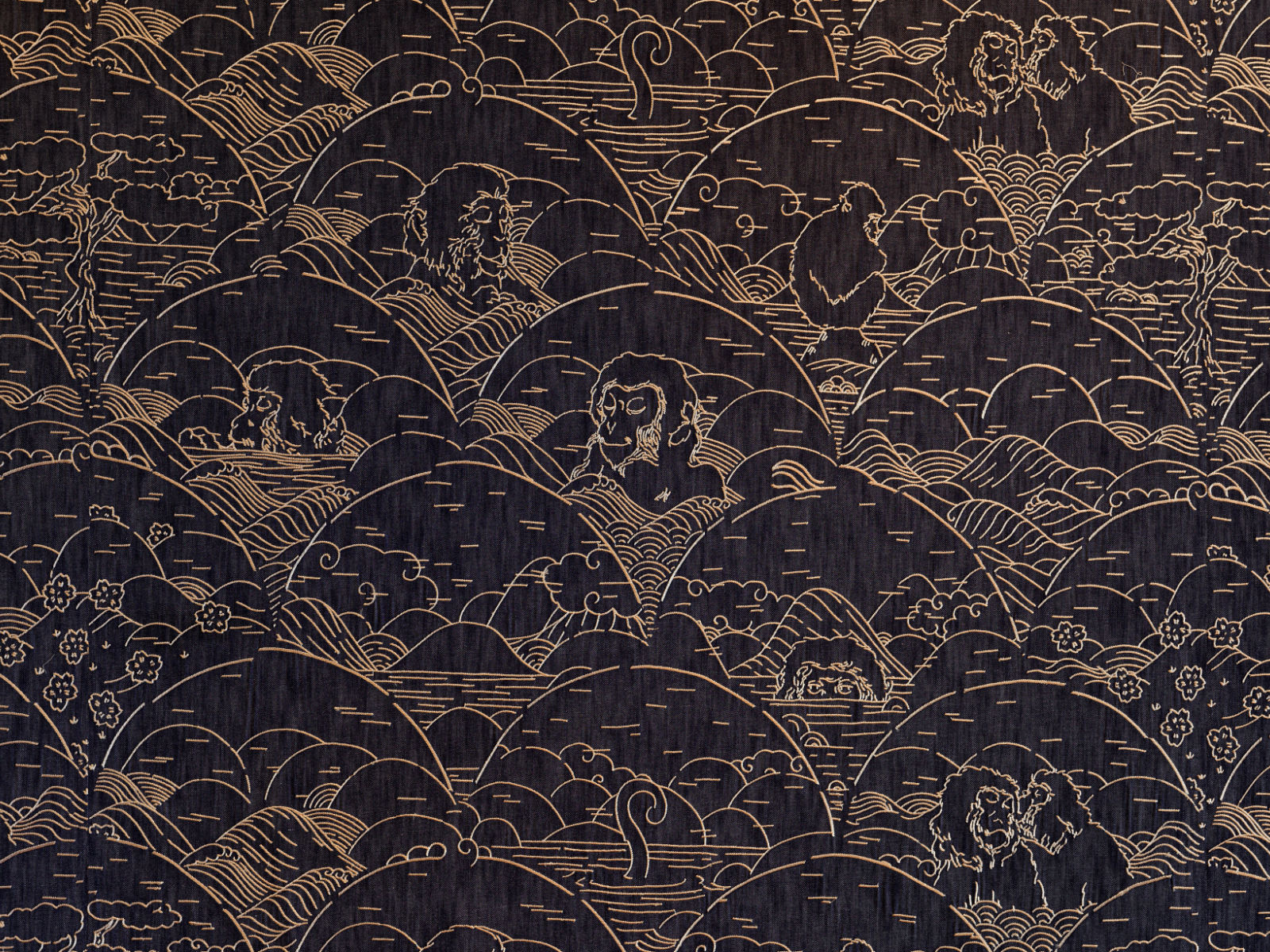 Arte Moooi Tokyo Blue Indigo Macaque - MO3001