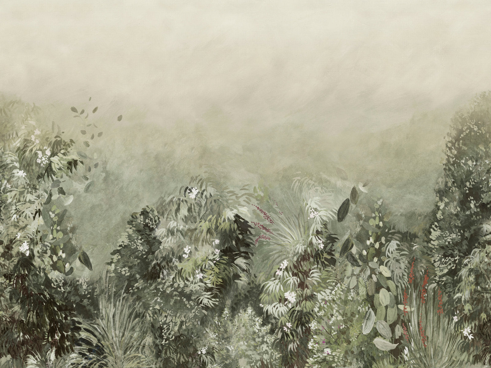 Arte Virginia's Garden Ferns Grow - VIR7001