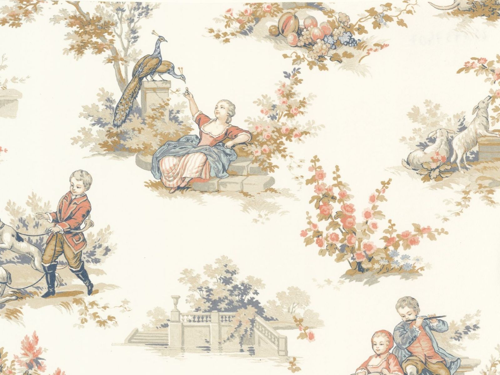 Casadeco Les Belles Toiles De Jouy 2 Gavotte - 201737407