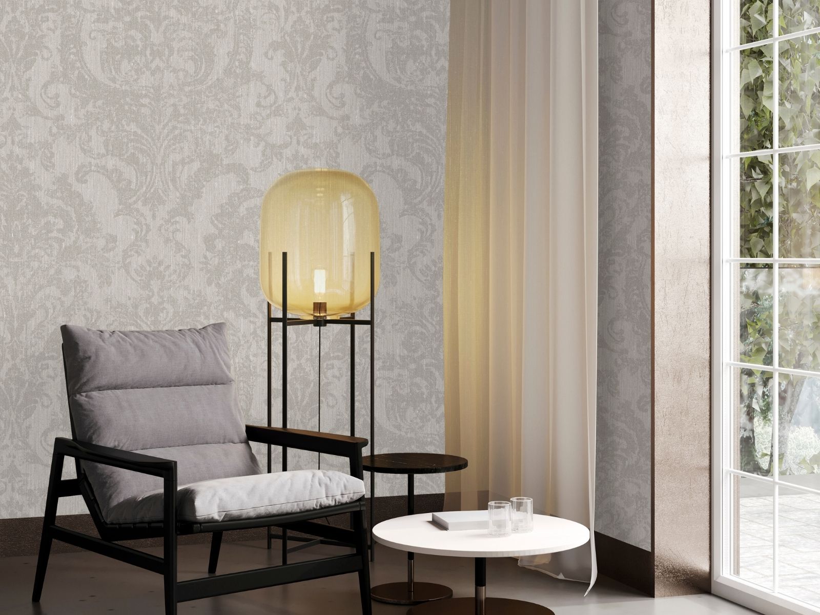 Hookedonwalls Chunky Weaves Damask - 30610