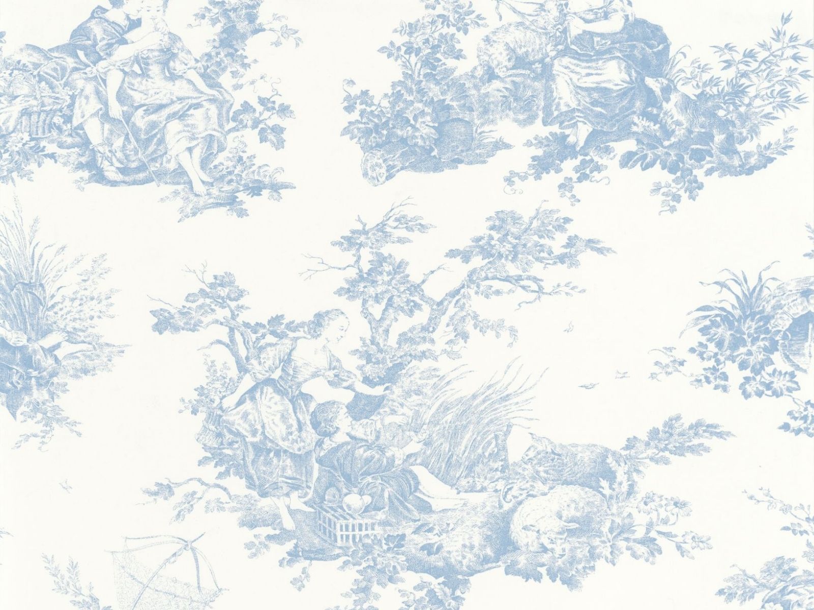 Casadeco Les Belles Toiles De Jouy 2 Scene D'Été - 87916217