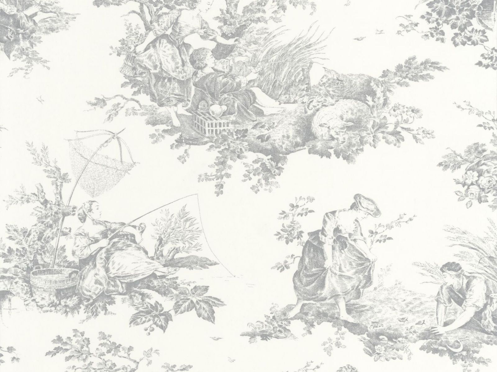 Casadeco Les Belles Toiles De Jouy 2 Scene D'Été - 87919103