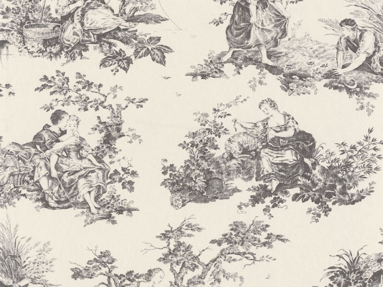 Casadeco Les Belles Toiles De Jouy 2 Scene D'Été - 87919612