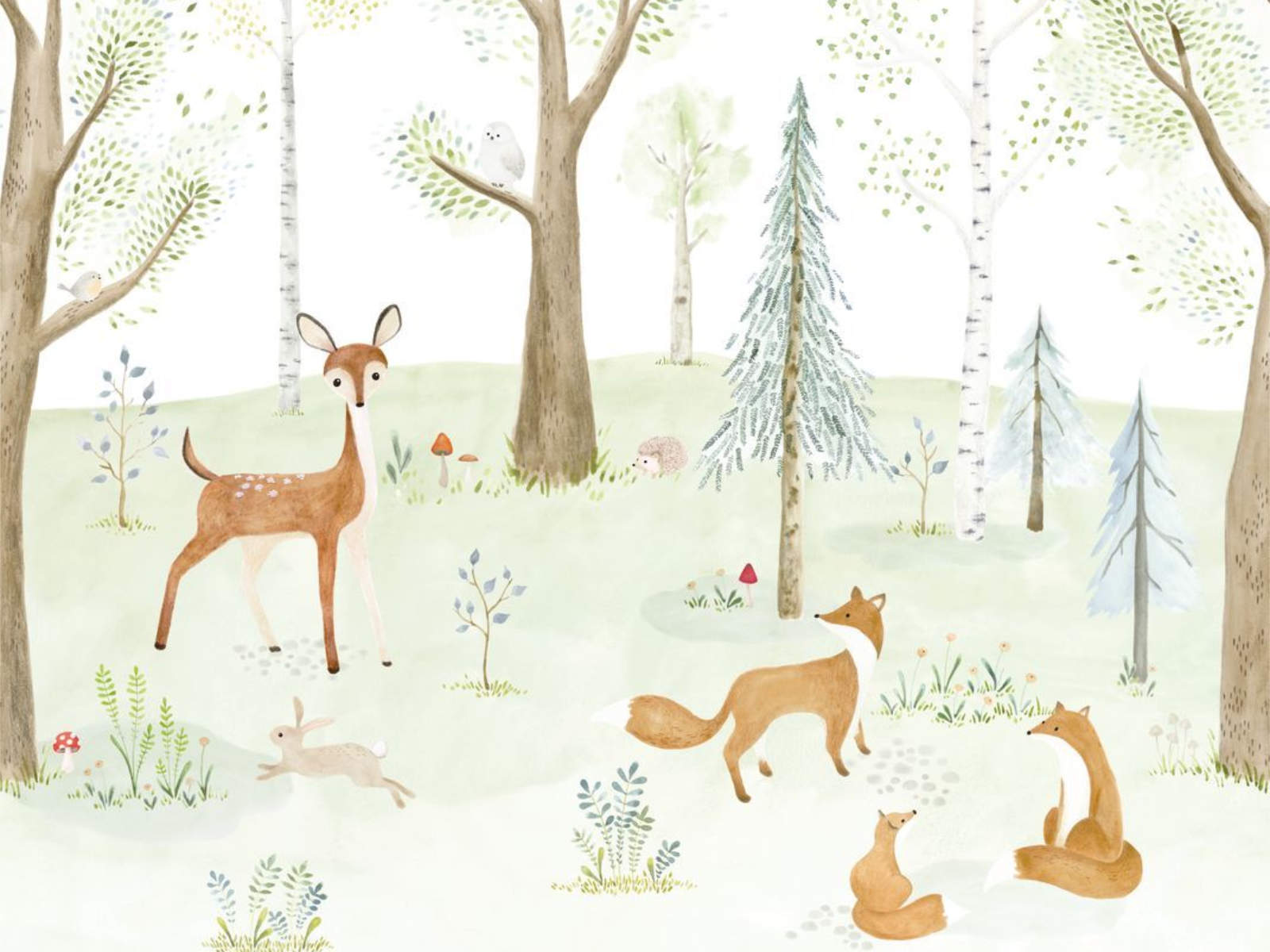 Casadeco Once Upon A Time The Enchanted Forest with Doe S - 88237505