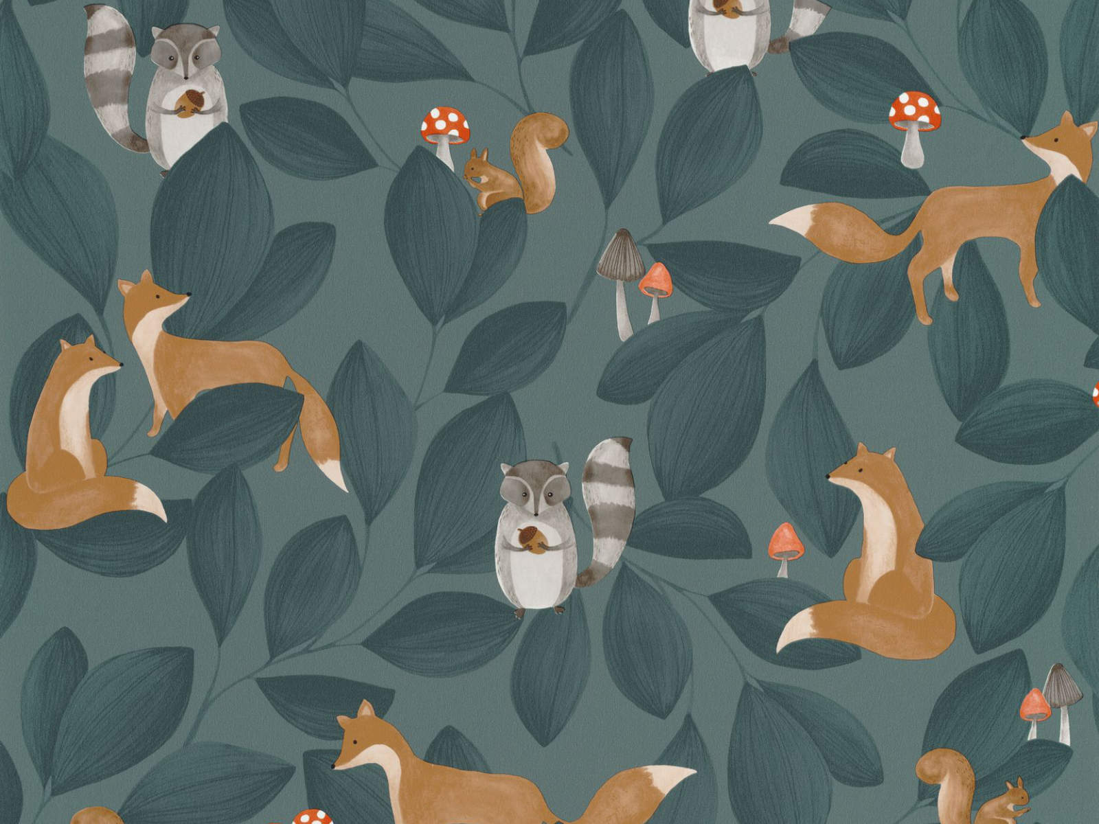 Casadeco Once Upon A Time Woodland Friends - 88276815