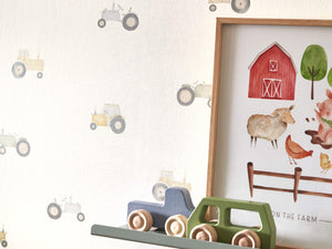 Casadeco Once Upon A Time Vintage Tractor - 88361974