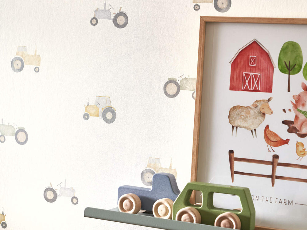 Casadeco Once Upon A Time Vintage Tractor - 88361974