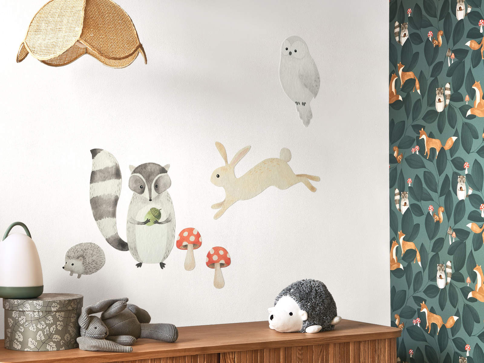 Casadeco Once Upon A Time Animals Forest - 88579023