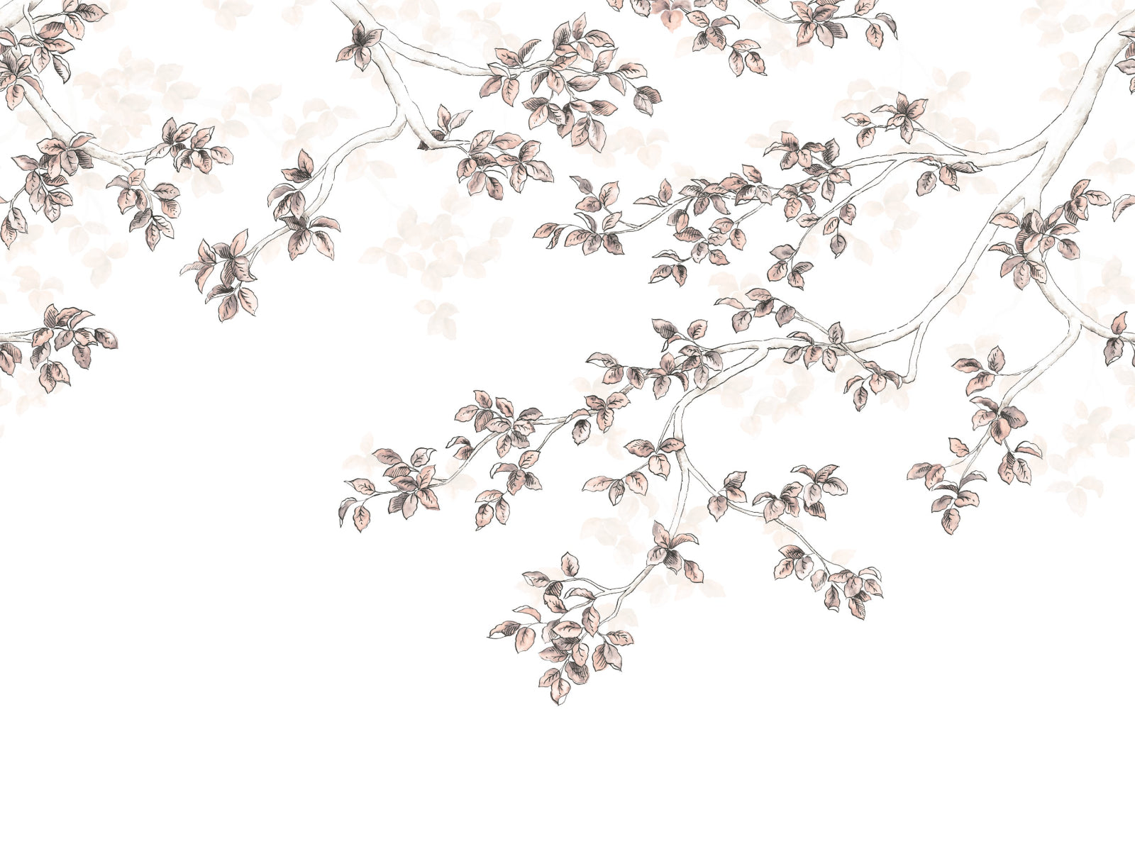 Casadeco Wonderwalls Calming Leaves M - 89134108
