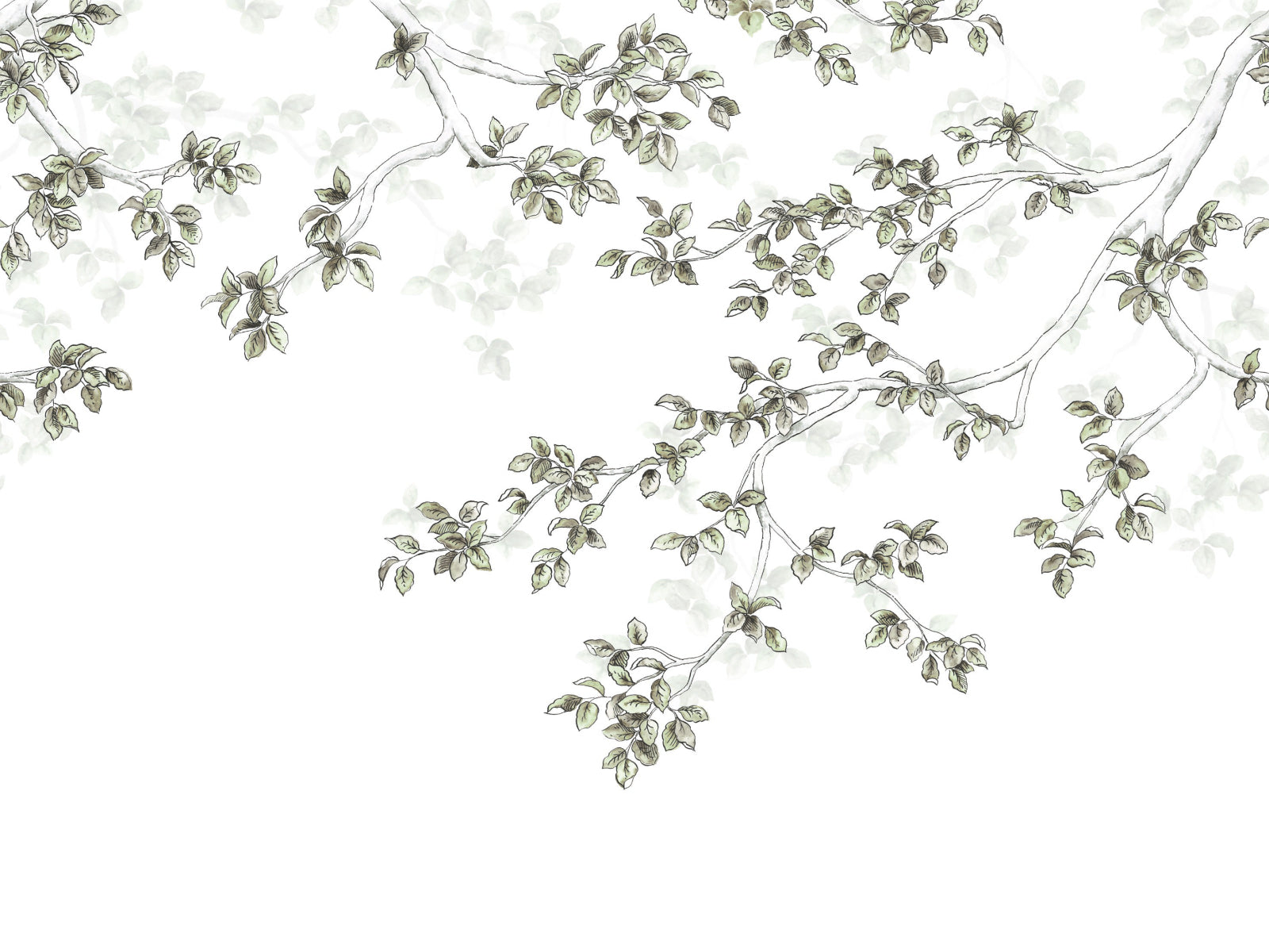 Casadeco Wonderwalls Calming Leaves M - 89137508