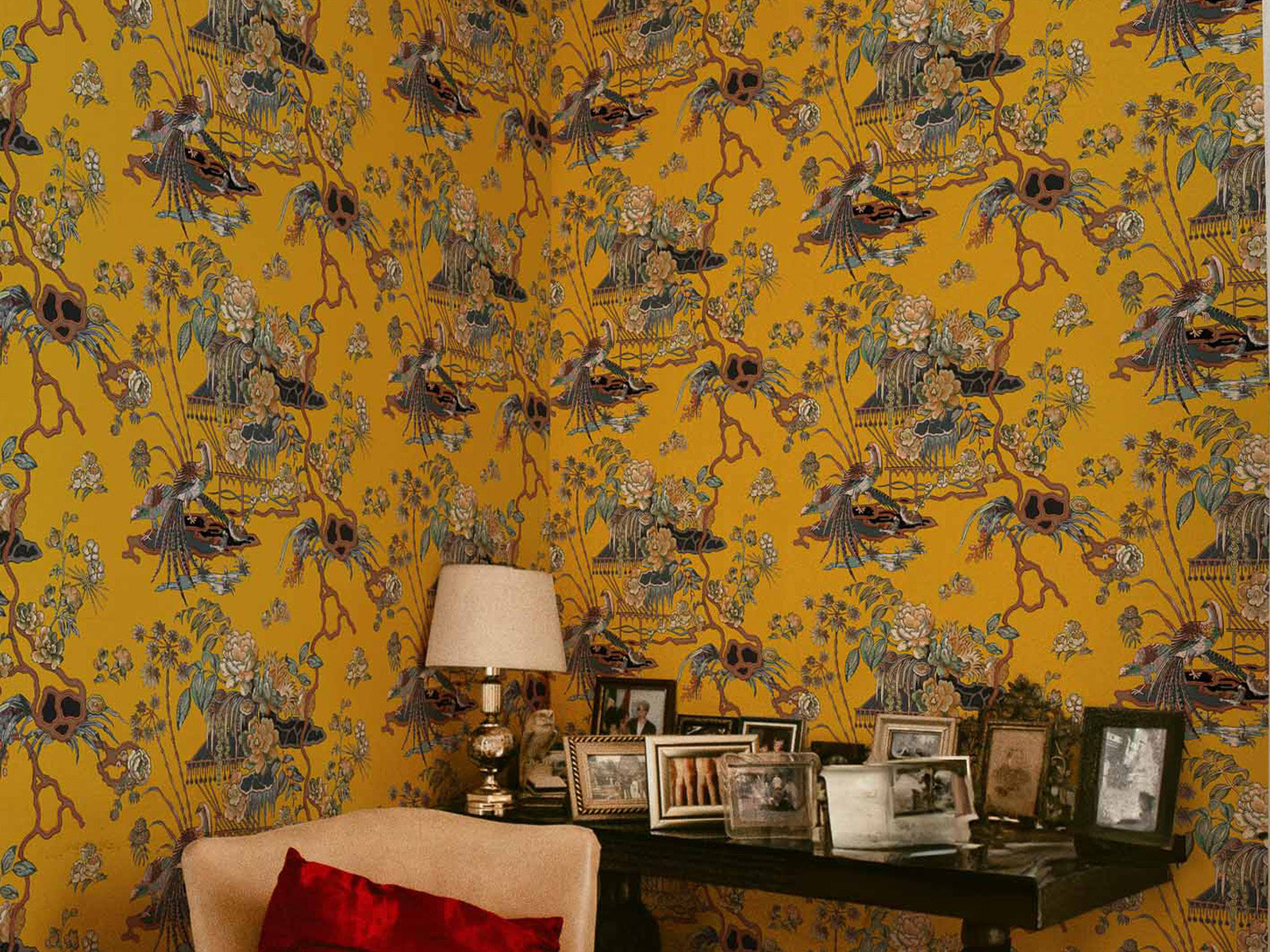 Coordonné Forbidden City Sacred Pheasants - B00114