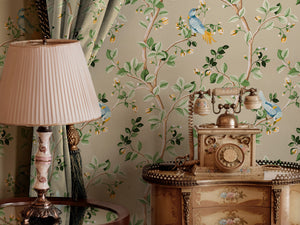 Coordonné Forbidden City Birds Prosperity - B00119
