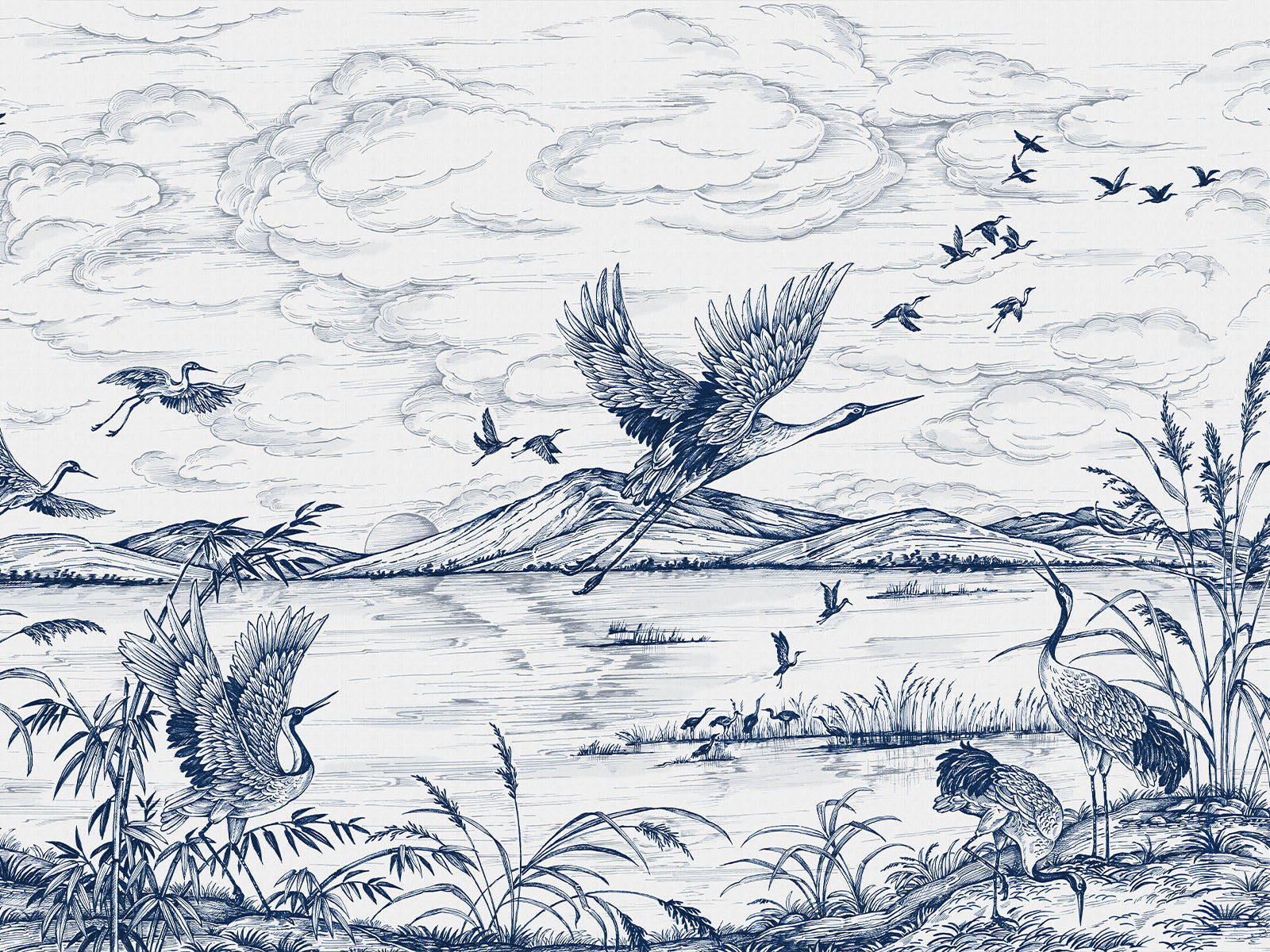 Coordonné Forbidden City Heron´s Poetry - B00155
